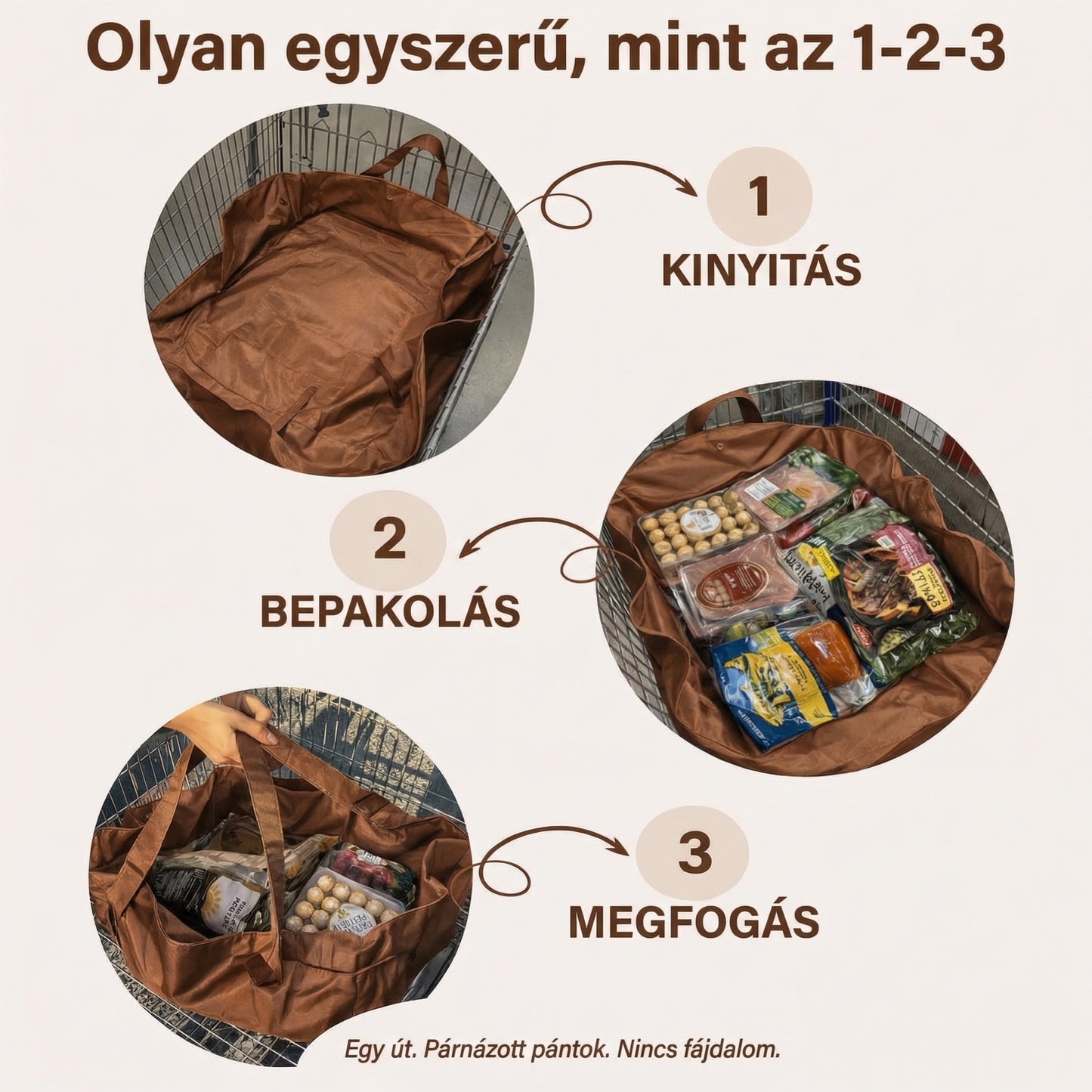 HeyBag - Multifunkciós FoldTote Táska